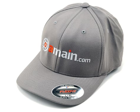 AMain FlexFit Hat w/Gears Logo (Light Grey)